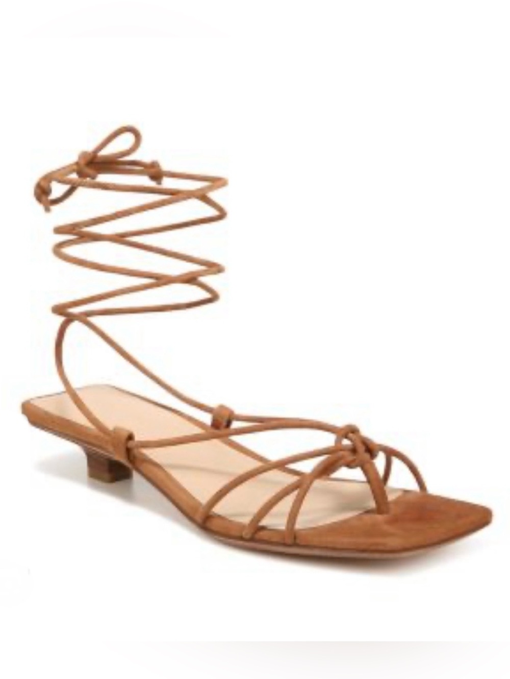 New Veronica Beard Foley Ankle Tie Sandals size 5.5
